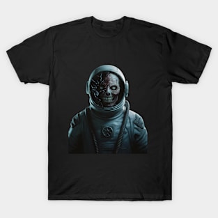 Space Unmasked: The Grinning Cosmonaut T-Shirt